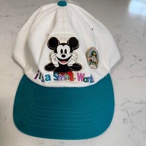 Vintage 2000 Walt Disney World Disneyana Convention It's A Small World Hat Cap